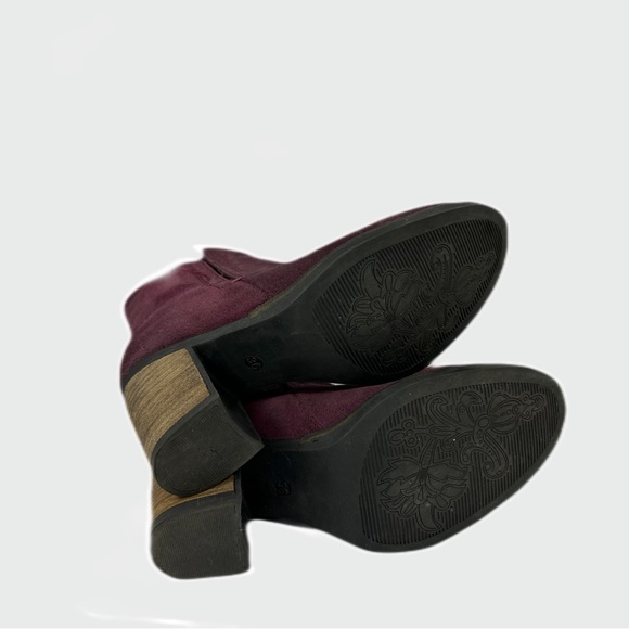 Bos & Co Ankle Boots, Pull on, Size 36 (6), Purple/eggplant color - Picture 4 of 6